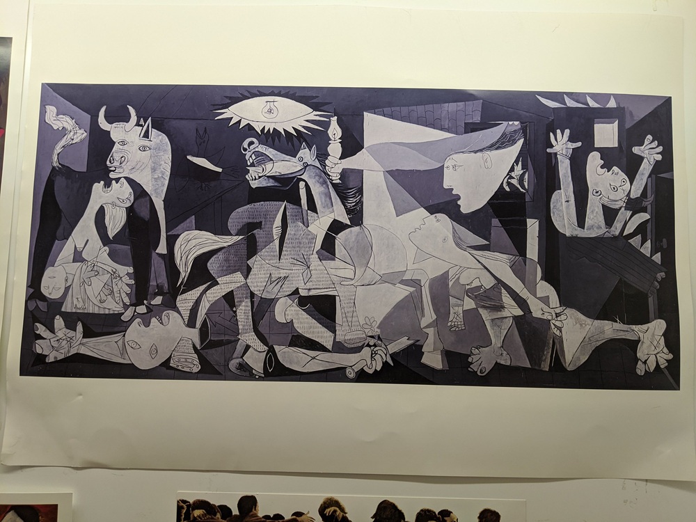 Affiche du tableau Guernica, Reina Sofia, Madrid