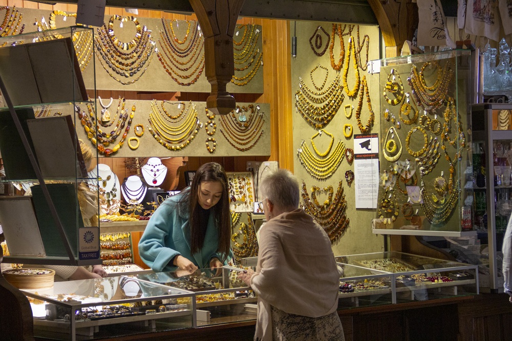Bijoux en ambre, Cracovie