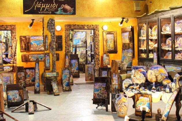 Boutique de souvenirs, Santorin