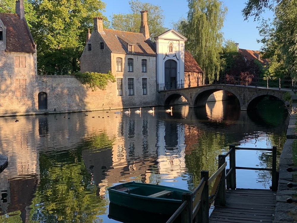 Chemin longeant le Minnewater, Bruges