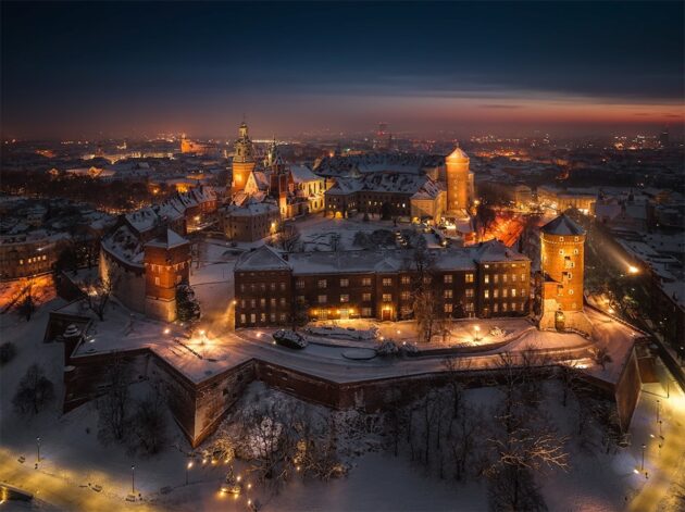 Cracovie en hiver