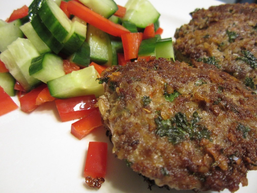 Gros plan sur un plat de kibbeh