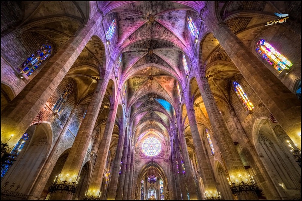 Intérieur de la cathédrale de Palma, Majorque