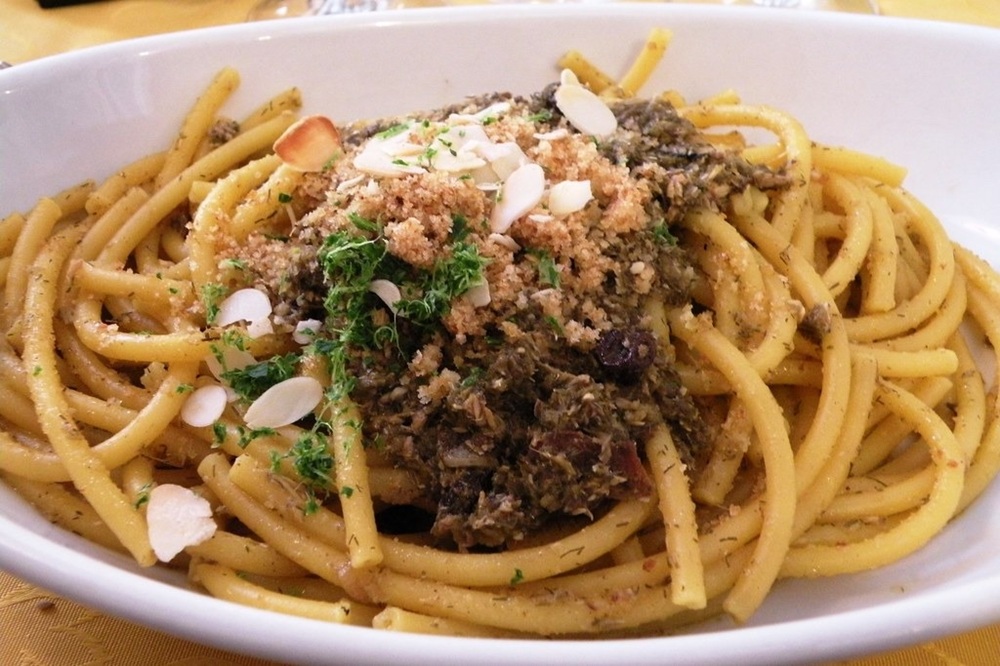 La pasta con le sarde, Palerme