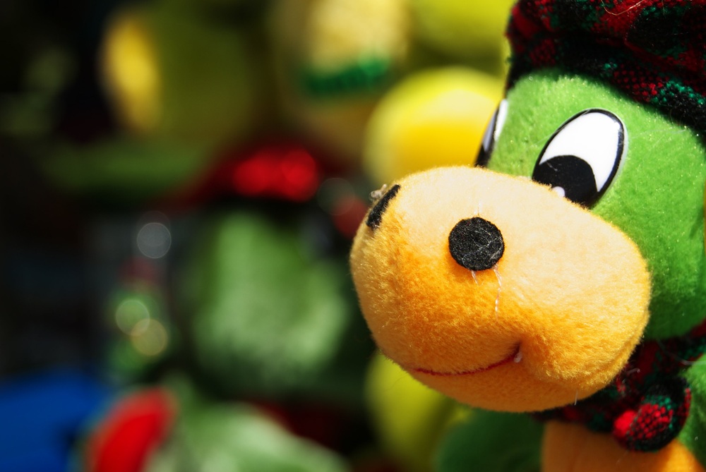 La peluche du Dragon du Wawel, Cracovie