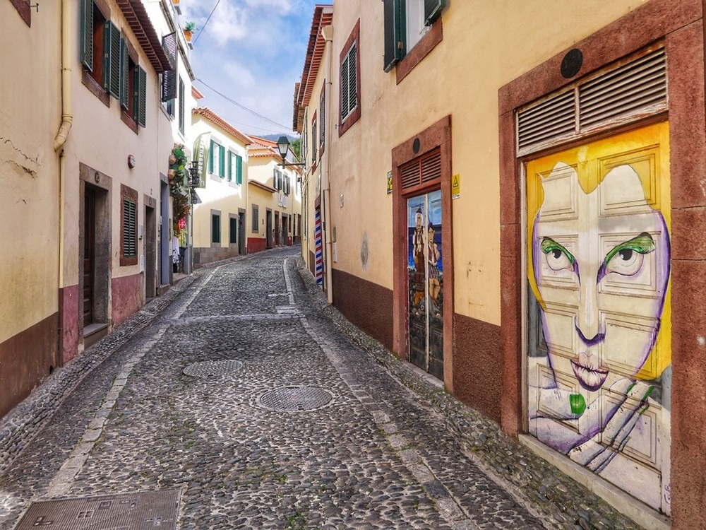 La rue Santa Maria, Funchal