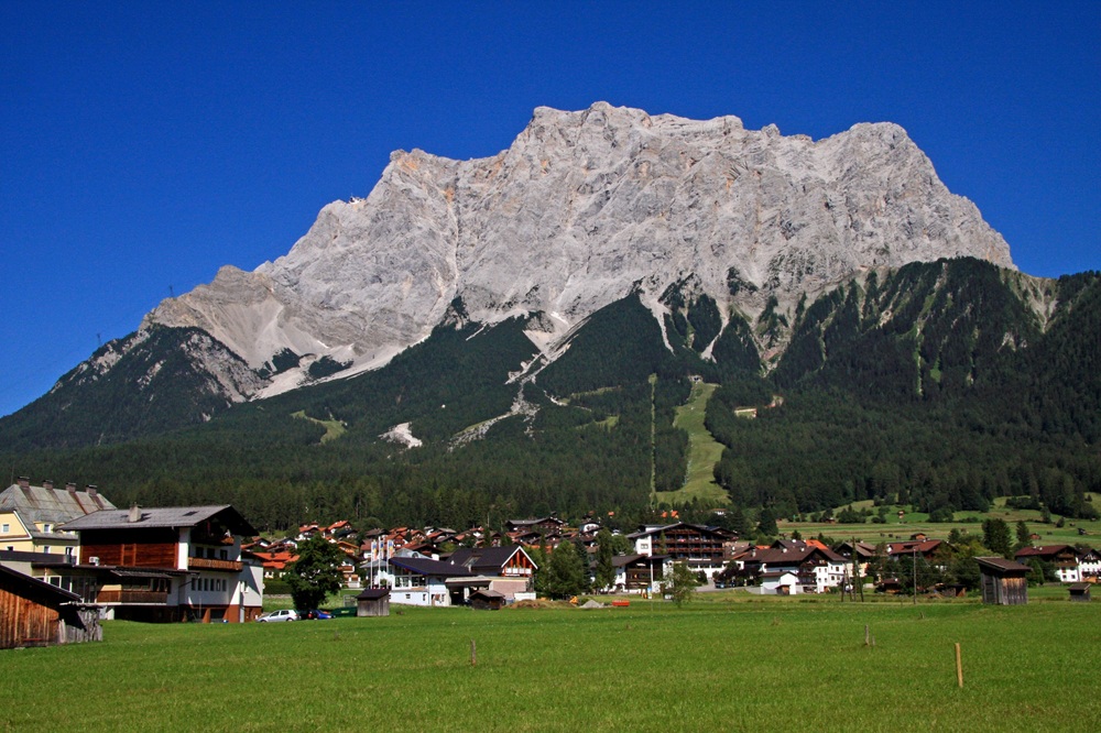 Le Zugspitze en Bavière