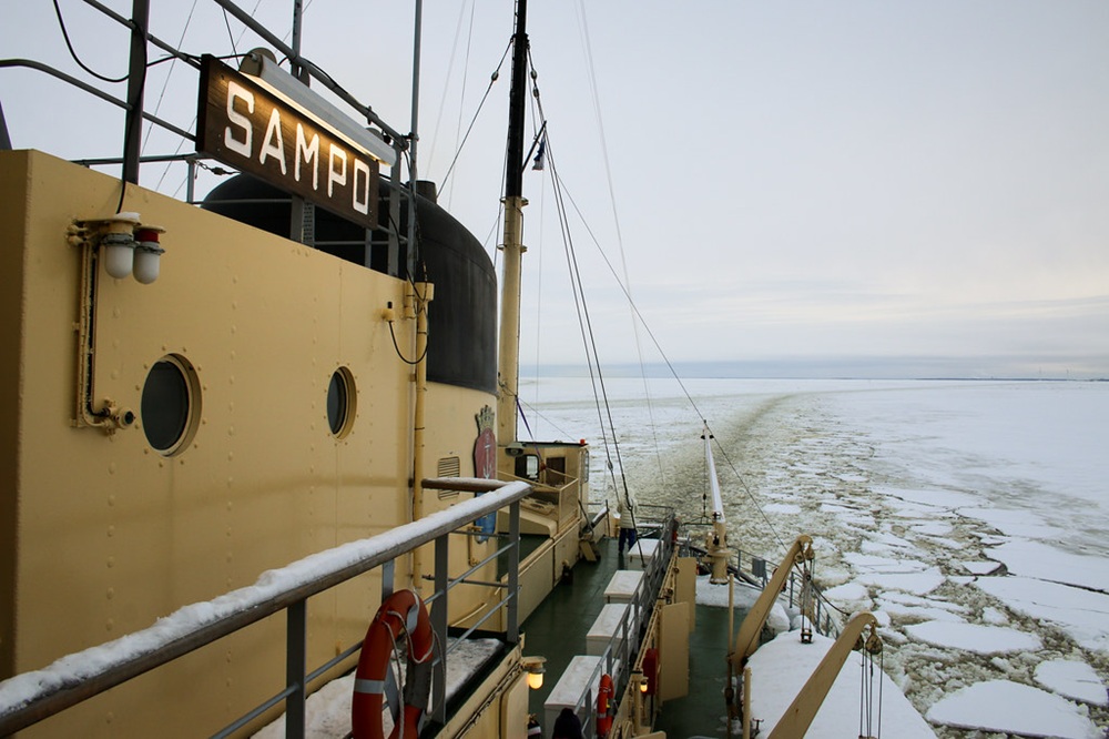 Le brise-glace de Kemi, Laponie finlandaise