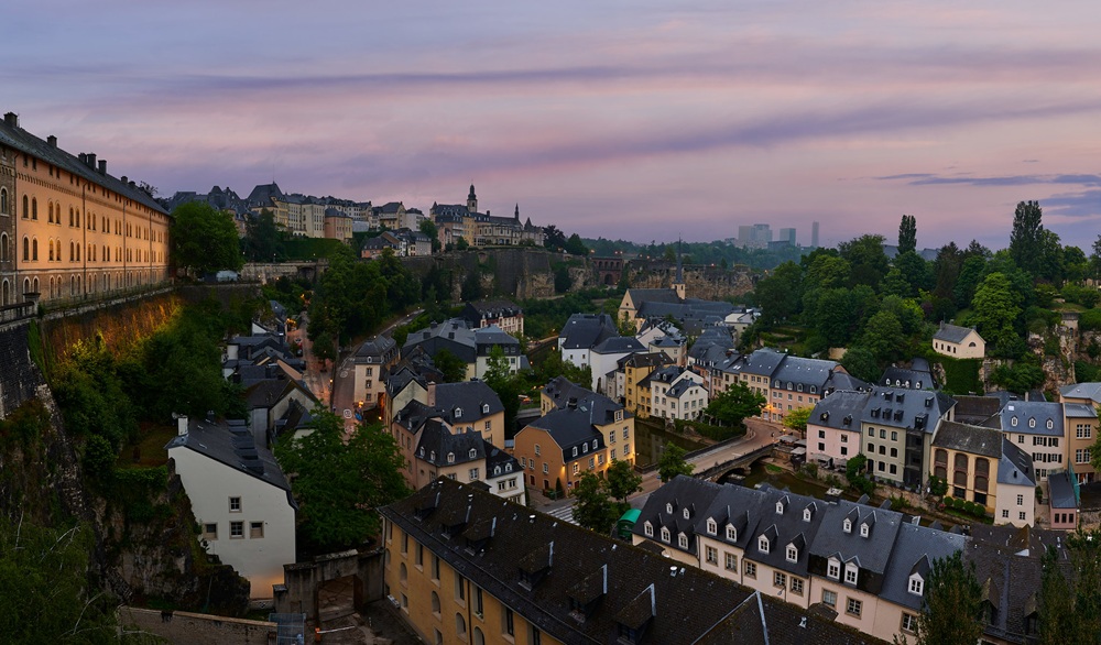 Le chemin de la Corniche, Luxembourg-Ville