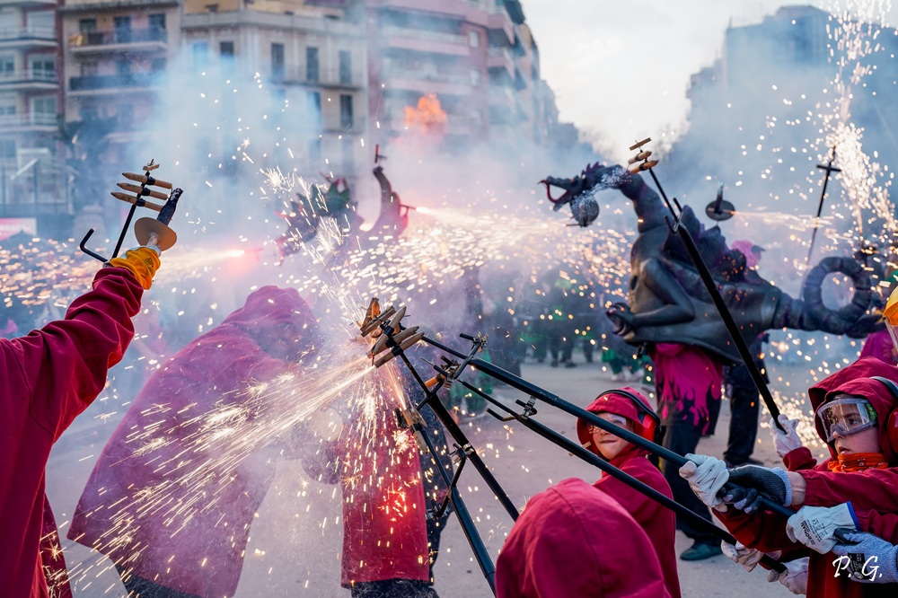Le correfoc, Barcelone