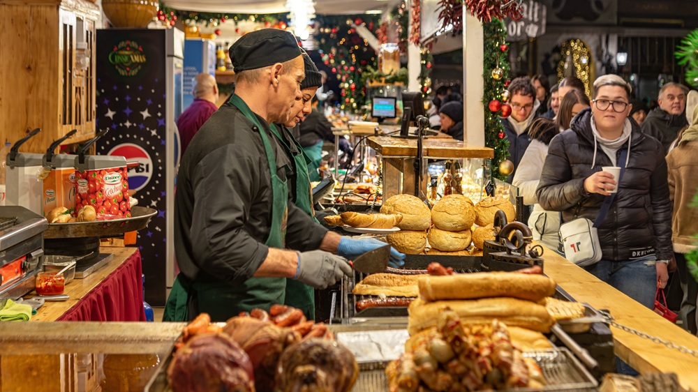Le marché de Noël de la Place Vörösmarty, Budapest