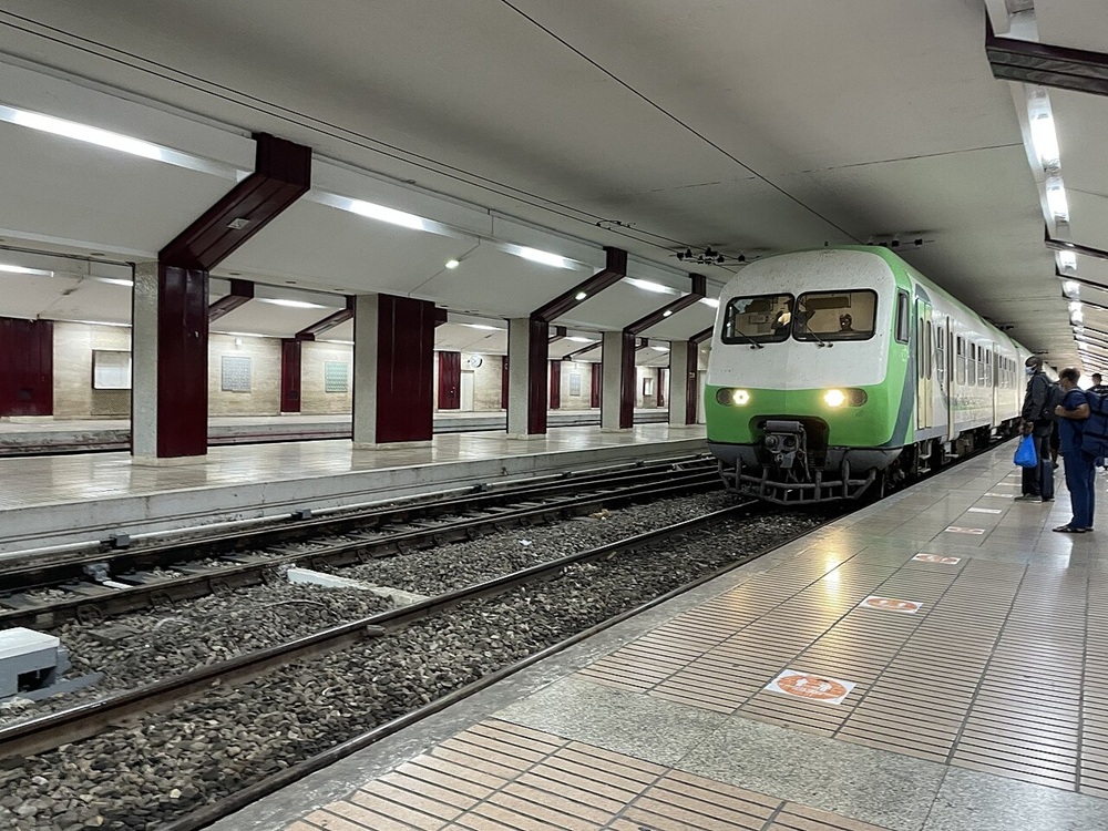 Le train ONCF (ligne Al Bidaoui), Casablanca