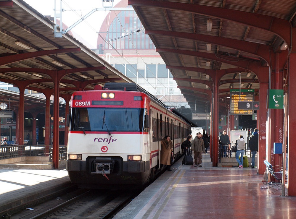 Le train de banlieue Cercanías, Madrid