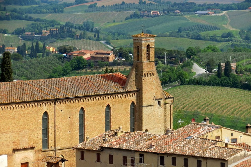 L’église Sant’Agostino, San Gimignano