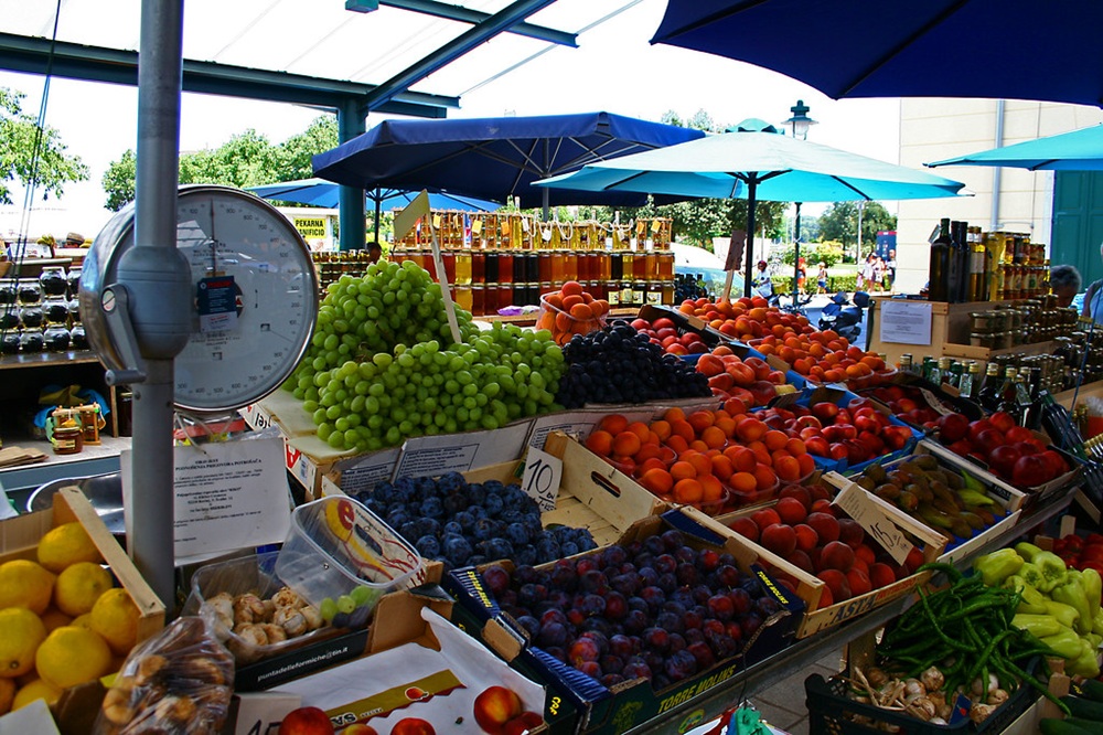 Marché à Rovinj