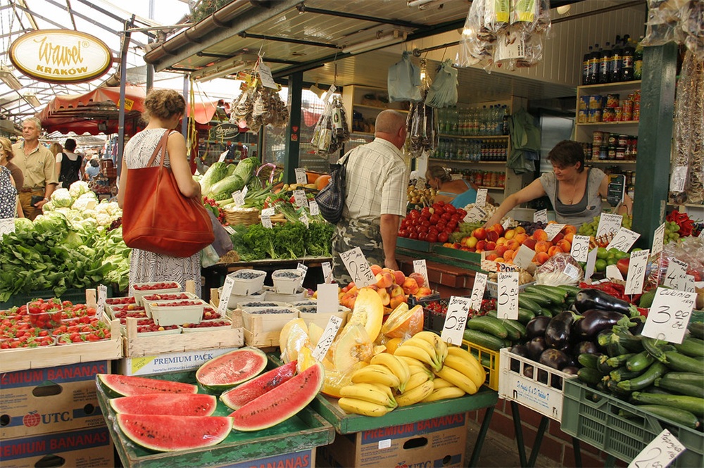 Marché de Kleparz, Cracovie