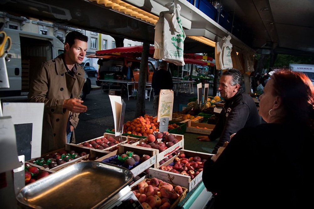 Marché de Plainpalais, Genève