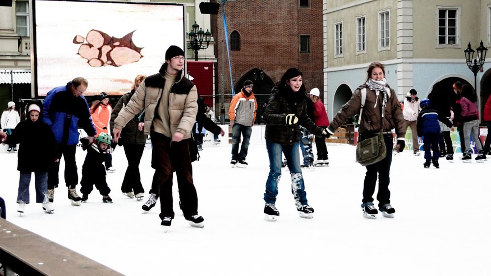 Patinoire à Prague