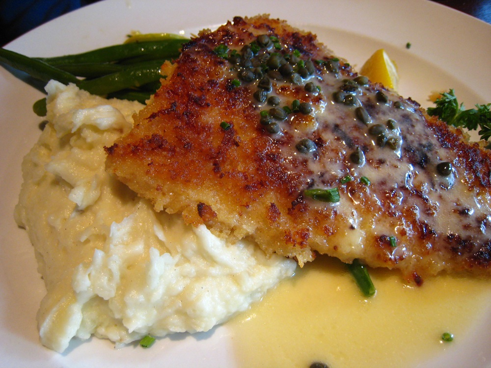 Plat avec beurre blanc