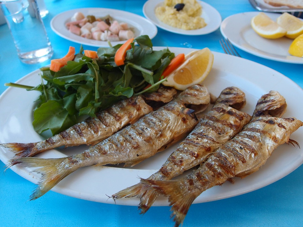 Poisson grillé à Istanbul