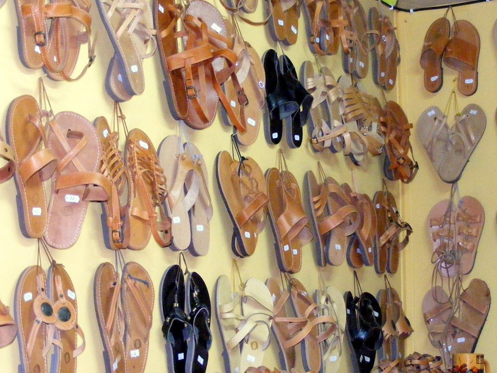 Sandales en cuir, Rhodes