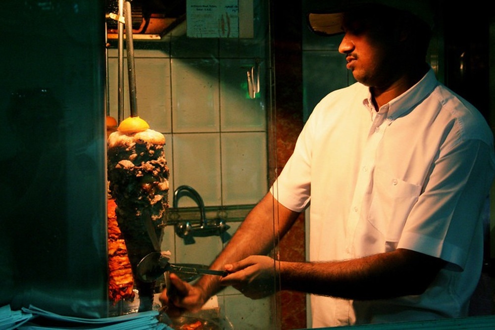 Shawarma à Dubaï