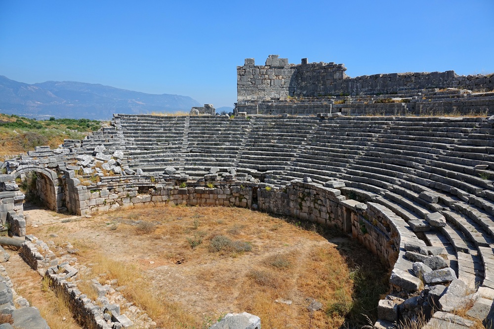Théâtre romain de Xanthos, Riviera turque