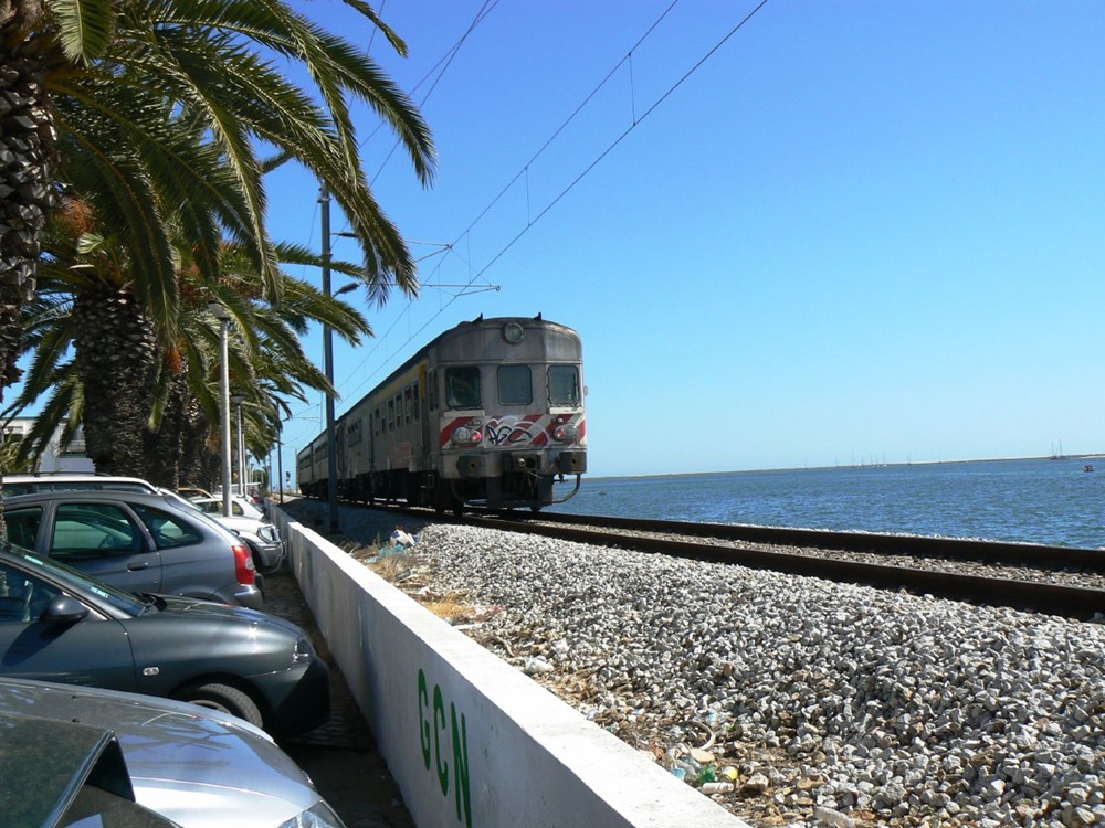 Train à Faro, Portugal