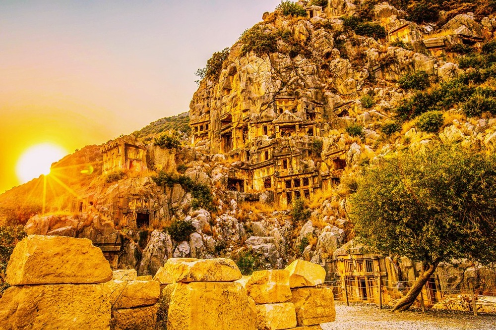Vestiges de Myra, Riviera turque