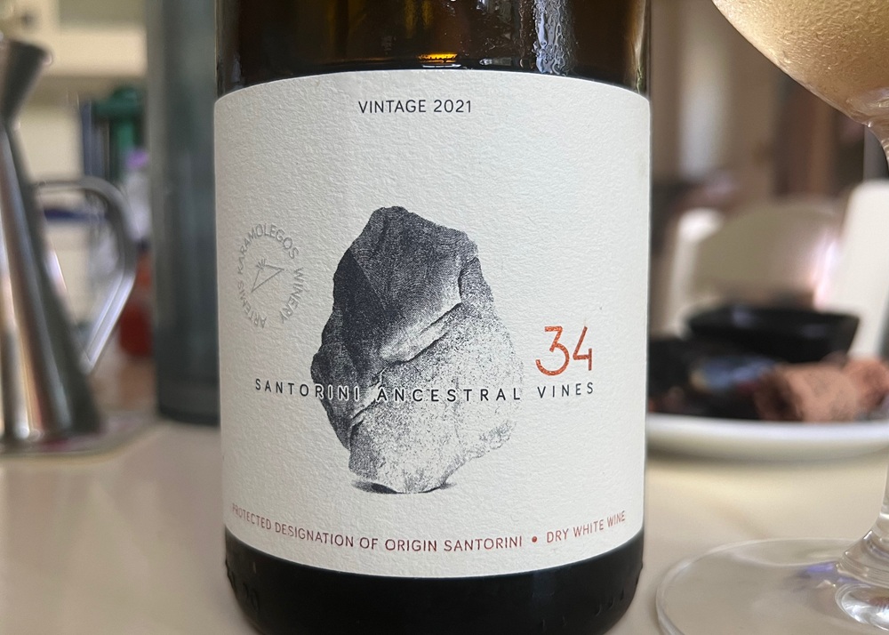 Vin Assyrtiko, Santorin