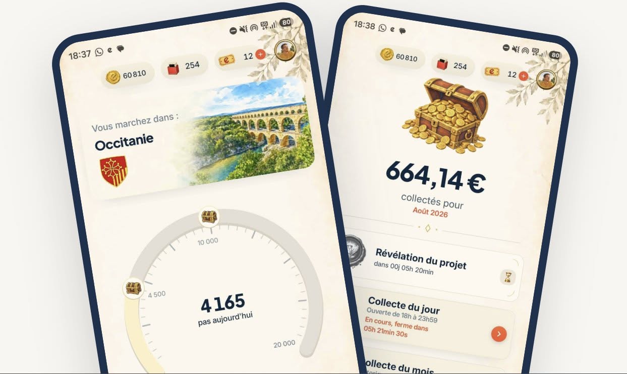 exod, app de marche pour sauver le patrimoine