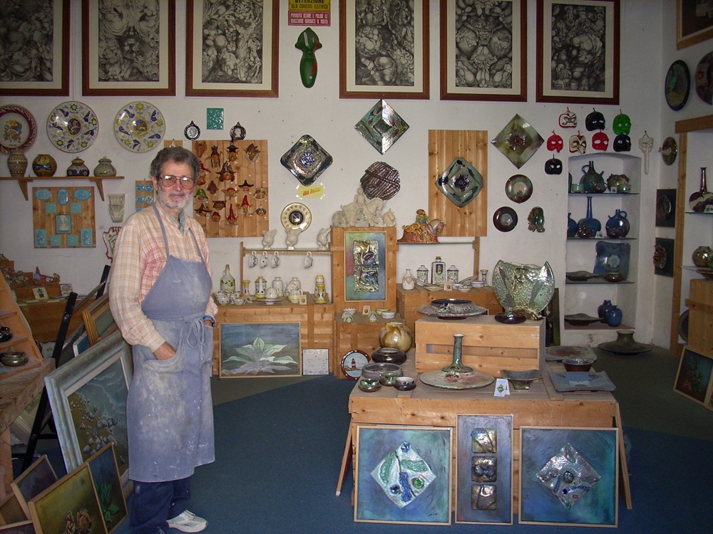 Atelier de céramique, île d'Elbe