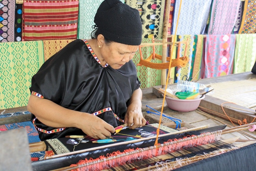 Atelier de tissage à Sukarara