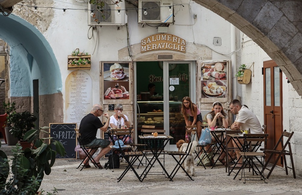 Bari Vecchia en fin de journée