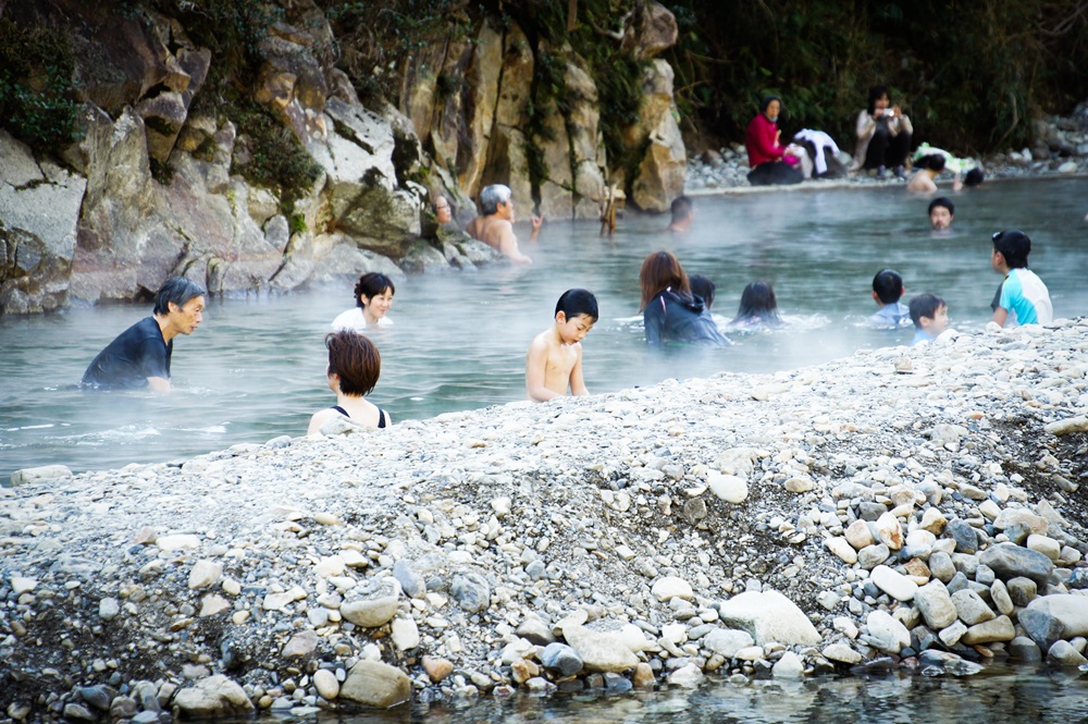 Kawayu Onsen, parc de Yoshino-Kumano