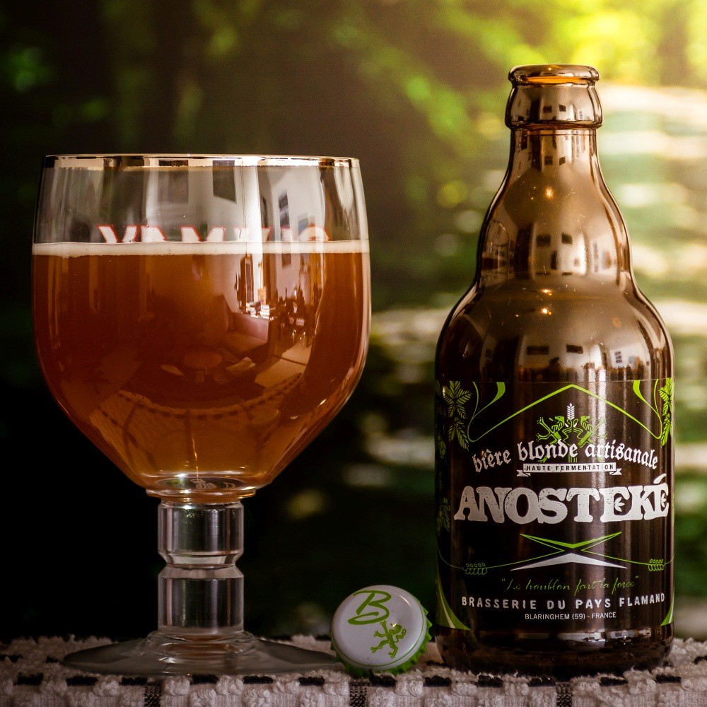 L'Anosteké, bière brassée par la Brasserie du Pays Flamand à Bondues