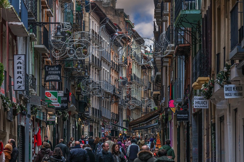 La Calle Estafeta, Pampelune