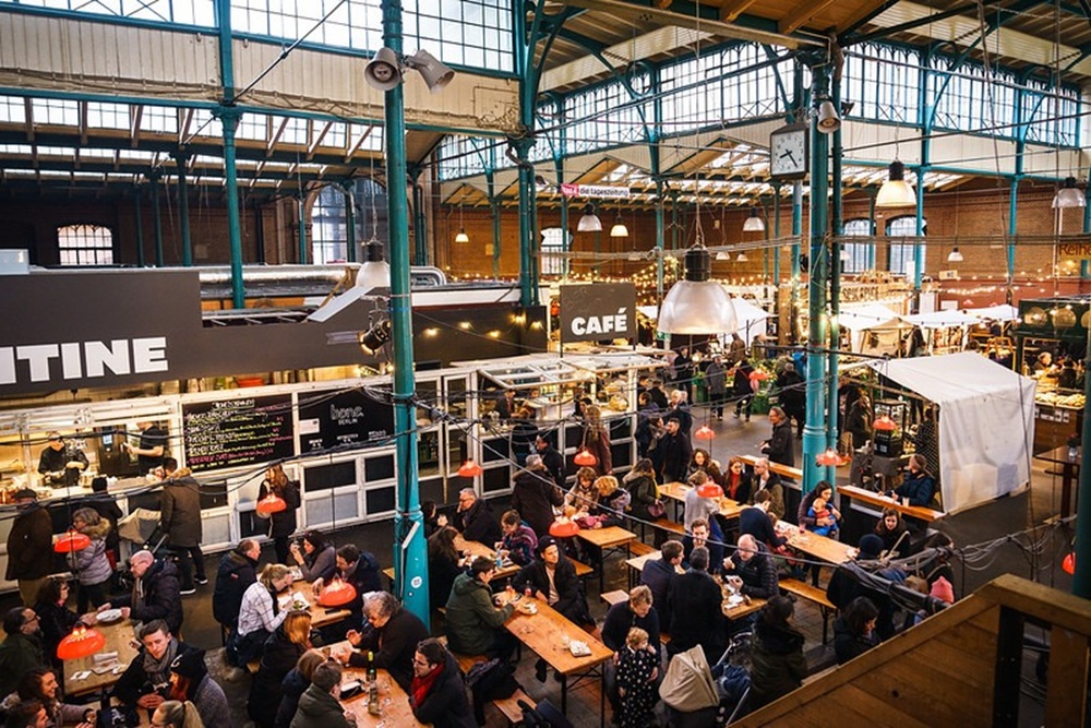 La Markthalle Neun à Kreuzberg, Berlin