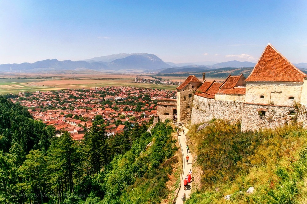 La forteresse de Râșnov, Roumanie