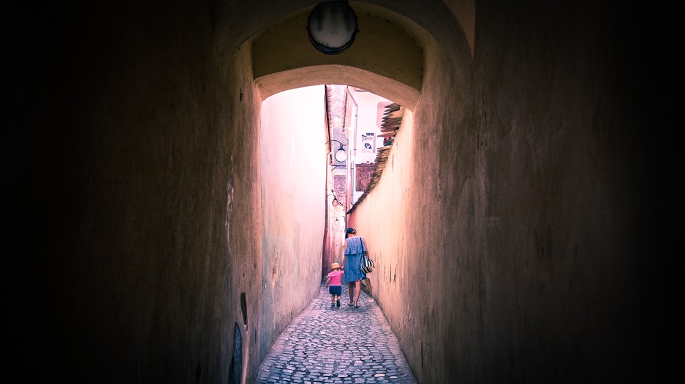 La rue Sforii, Brașov
