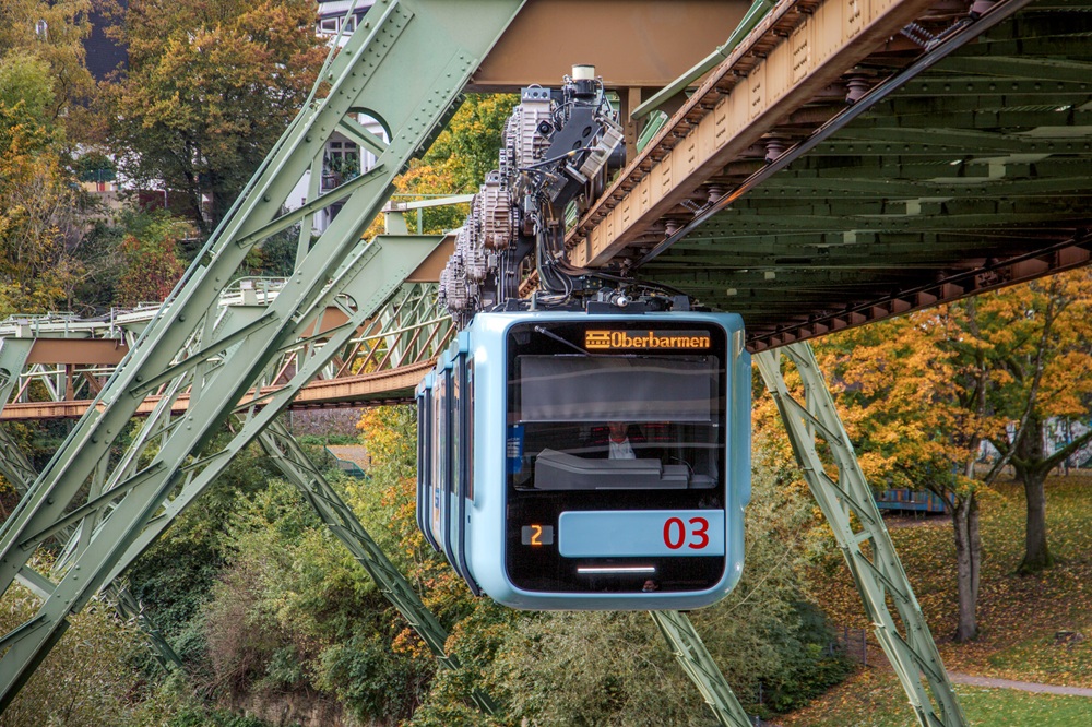 Le Schwebebahn de Wuppertal, Rhénanie-du-Nord-Westphalie