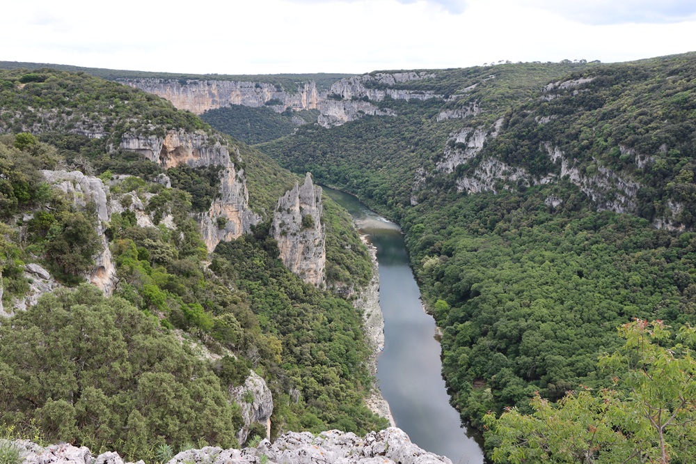 Le belvédère de la Cathédrale, gorges de l'Ardèche