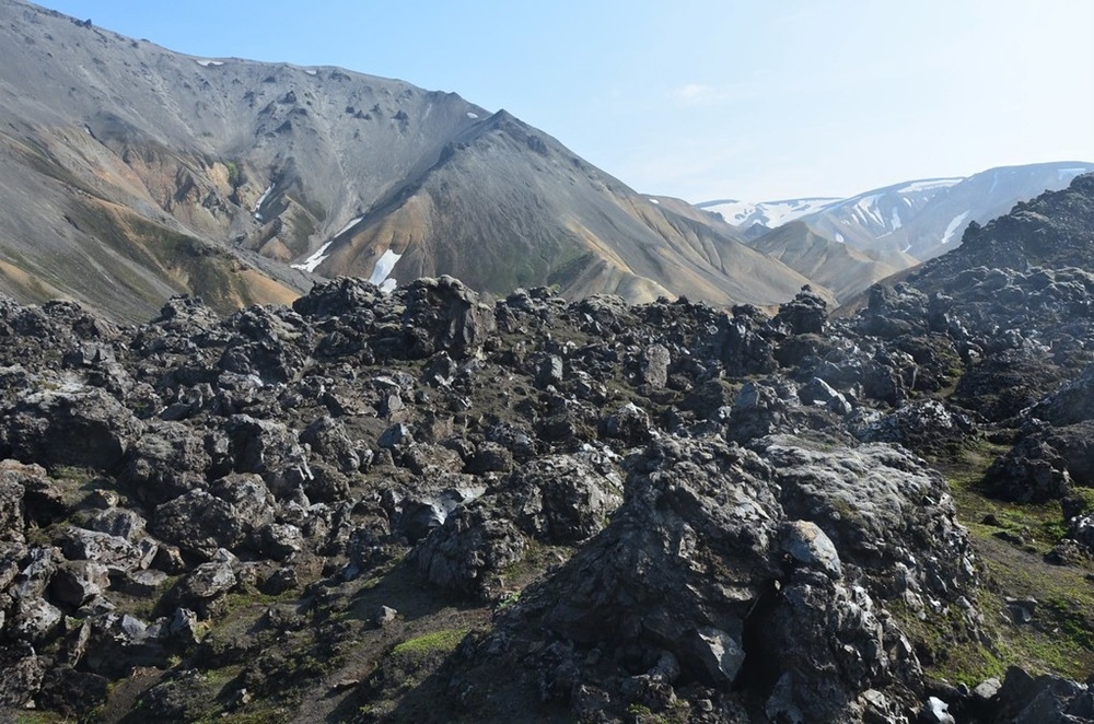 Le champ de lave de Laugahraun, Landmannalaugar