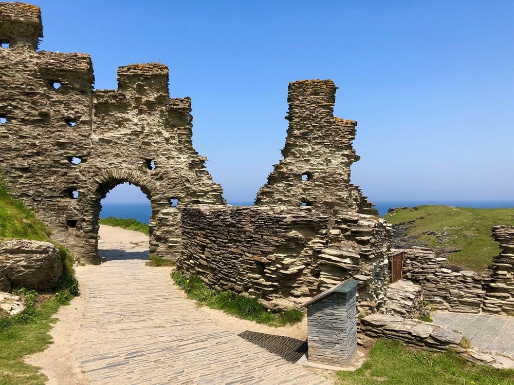Le château de Tintagel, Cornouailles