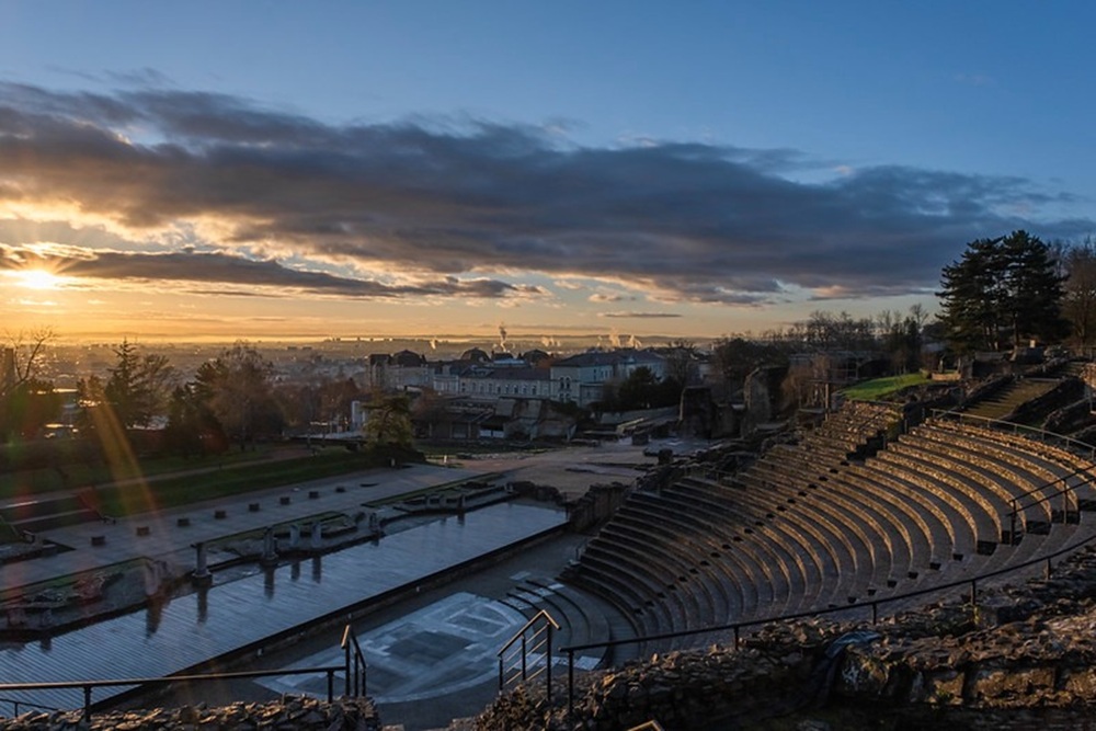 Le théâtre gallo-romain à Fourvière, Lyon