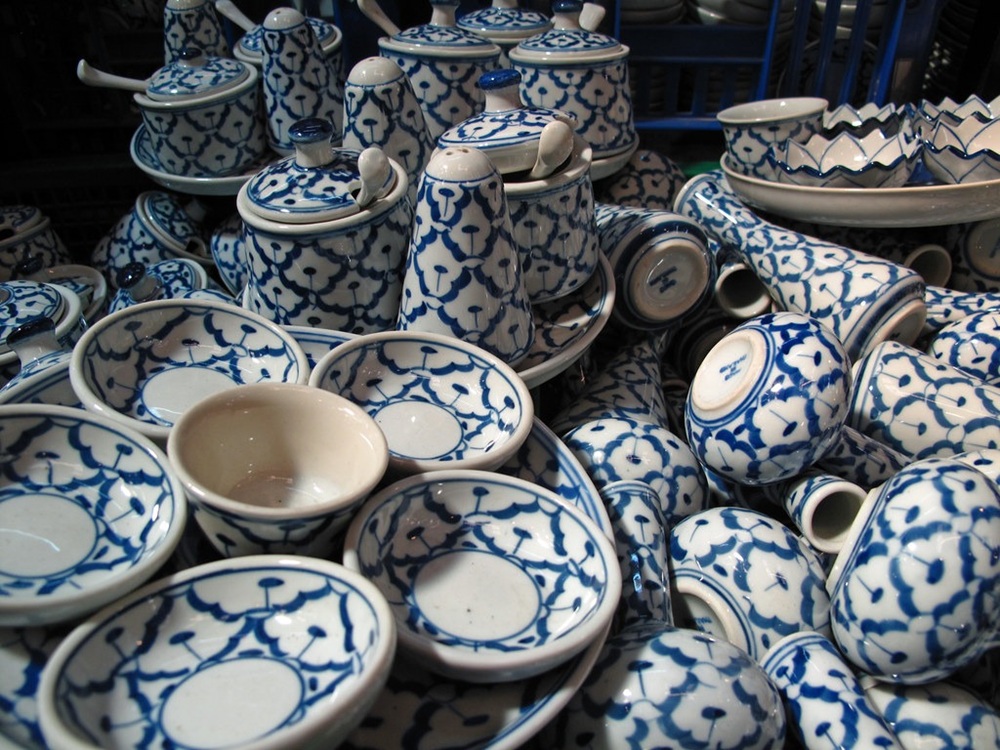 Les céramiques Celadon, Bangkok