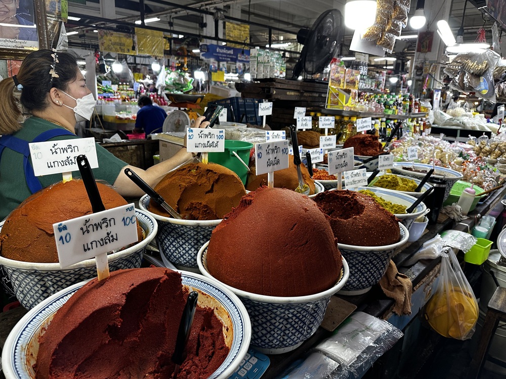 Les pâtes de curry, Bangkok