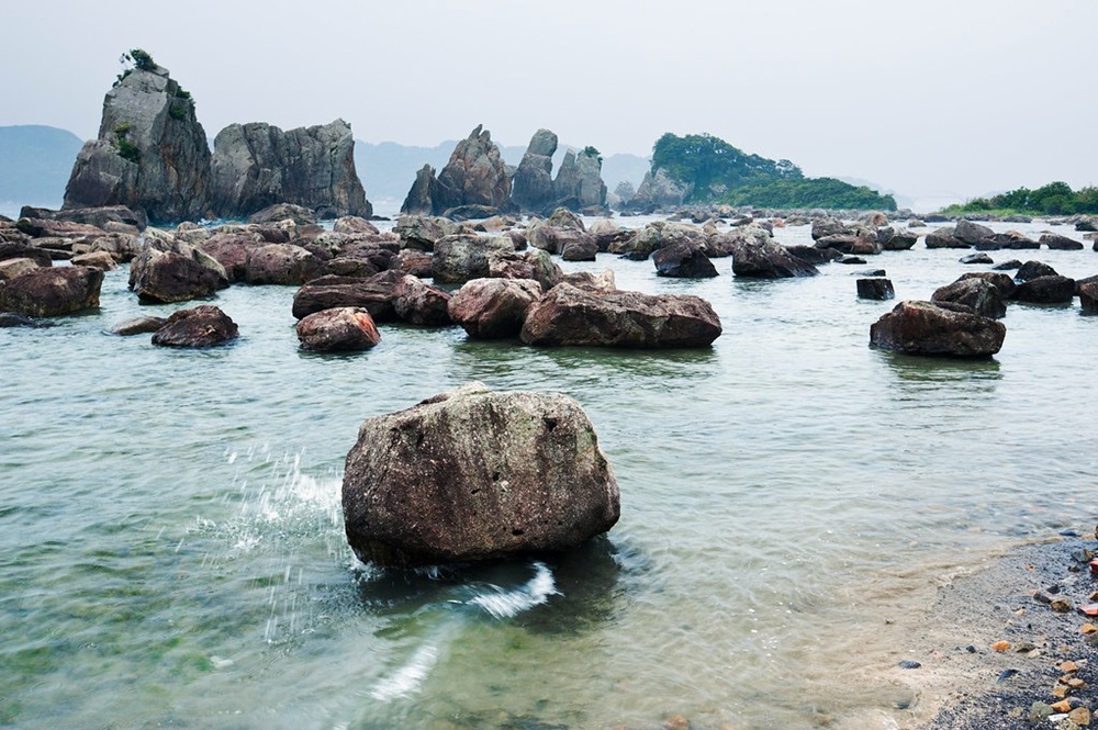 Les rochers Hashiguiiwa, parc de Yoshino-Kumano