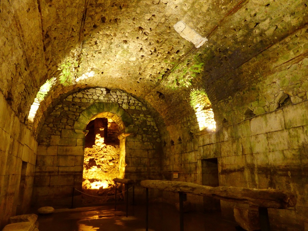 Les souterrains du Palais de Dioclétien, Split