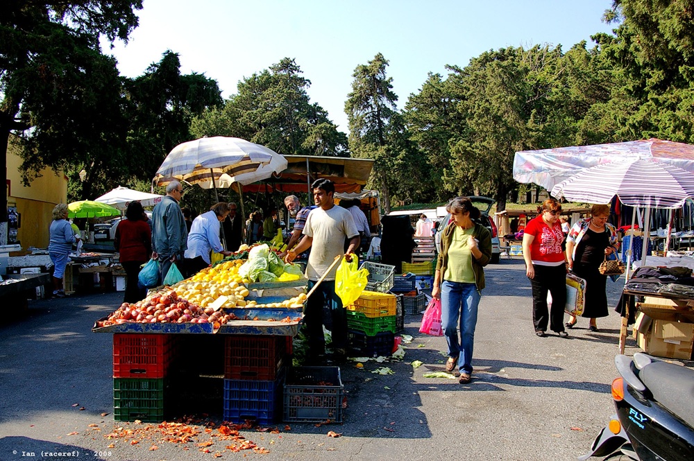 Marché à Rhodes